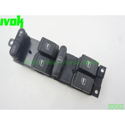 Window Master Switch For Volkswagen VW Bora Golf Seat Leon Skoda Superb Driver Side Switch 1J4959857