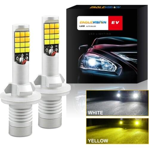 H10 H7 H16 H11 Led H4 9005 HB3 9006 HB4 Car CSP LED Fog Headlight Bulbs 6000K White Auto Fog Lamp Day Running Light Accessories