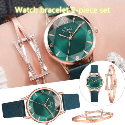 Jadi Jadi Elegant Classic Womens Analog Quartz Alloy Wrist Bracelet Watch Set To classic ladies alloy bracelet quartz watch set