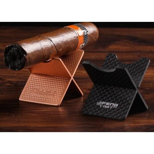 Metal Mini Cigar Holder Table Cigar Rack Cigarette Holder Portable Cigar Ashtray in Gift Box