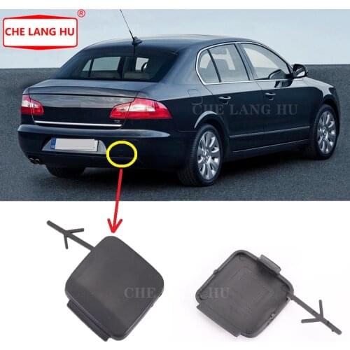Fit For Skoda Superb Sedan & Combi 2008 2009 2010 2011 2012 2013 Car-styling Rear Bumper Trim Tow Eye Hitch Cover Not Paint