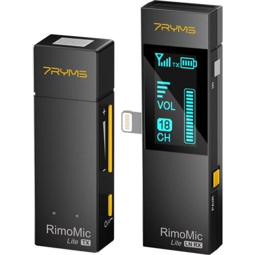 RimoMic Lite LN Streaming and Video Mini Wireless Microphone (For Lightning Interface)