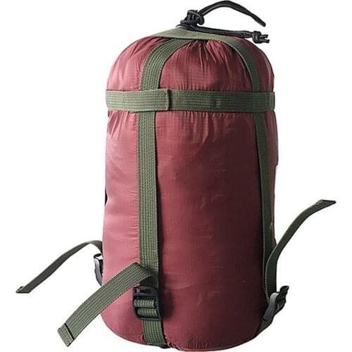 Waterproof Compression Stuff Sack Outdoor/Camping Convenient Sleeping Nylon Bag Storage Pack with Drawstring For Climbing Travel