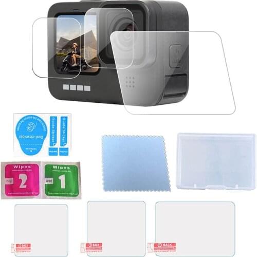 Tempered Glass Screen Protector for GoPro Hero 9 Black Lens Protection Protective For GoPro Hero 9 Sports Camera accessories