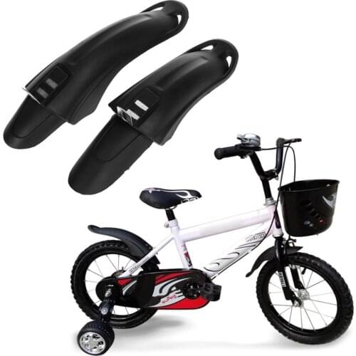 1 Pair Bicycle Fender Mudguard Front Rear Dustproof For 12/14inch Children Bike