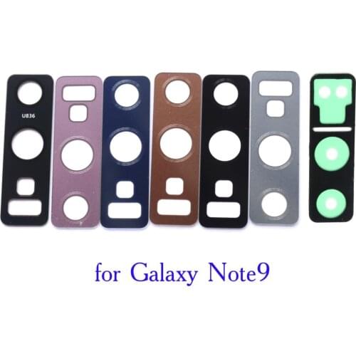10pcs original rear back camera glass lens for Samsung Galaxy Note 9 Note9 N960 with sticker