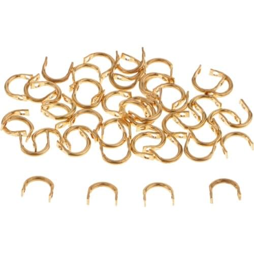 50pcs Fishing Lures Accessories Spoon Spinner Jigging Jig Swimbait Easy-Spin Clevises Easy Spin S M L Tackles