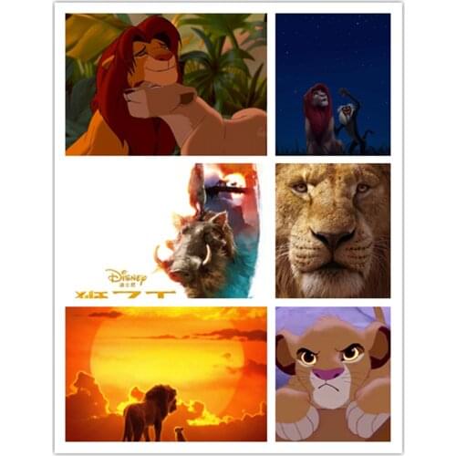 Disney Classic Cartoon Lion King Diamond Painting Square/Round Embroidery Rhinestone Cross Stitch Kit Painting Mosaic Art