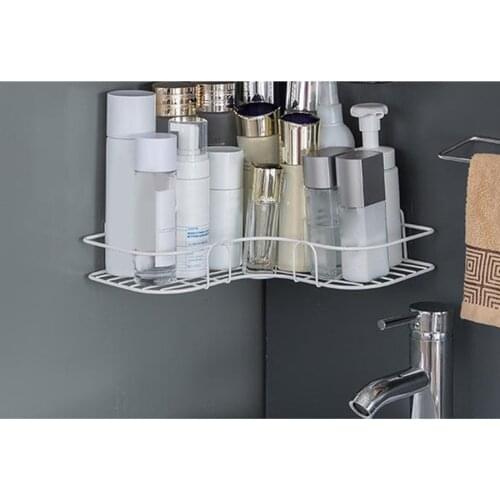 Shower Caddy Corner Bathroom Shelf Shower Rack with Adhesive Hook,No Drilling