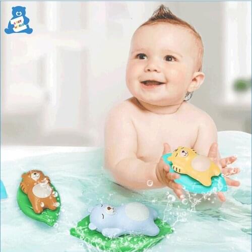 Bath Toys Baby Shower Swimming Water Toys Cute Animal Classic Clockwork Shower Game Baby Tubs Wind Up Toys For Kids Beach Toys