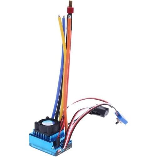 120A Waterproof Sensored Brushless Speed Controller ESC for RC Car Truck Crawler