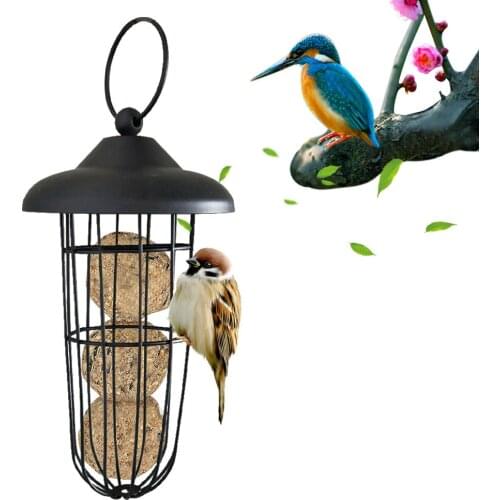 Bird Feeder Outdoor Hanging Automatic Wild Bird Feeding Tool High Quality Metal Carrying Bird Feeder For Outdoor Indoor Use
