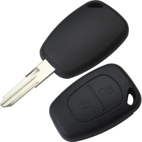 Auto Car Key Shell for Renault Clio 2 Button Replacement Remote Key Cover Fob for Master Vivaro Movano Kangoo with VAC102 Blade