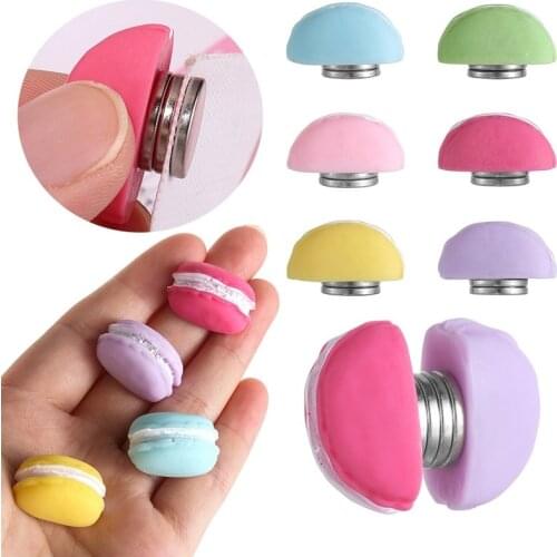 Macarons Diamond painting tool locator DIY Crafts Parchment Paper Magnet Cover Holder Minders Fridge Magnet stickers home decor