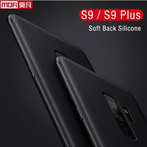 Case for Samsung S9 S9+ Case Cover Silicone Back Mofi Soft Ultra Thin Matte Coque for 5.8" samsung galaxy S9 S9 plus case 6.2"