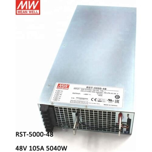 MEAN WELL RST-5000-40 5000W 105A 48V DC programmable Power Supply 3 phase input with PFC Parallelable Power Unit 5KW