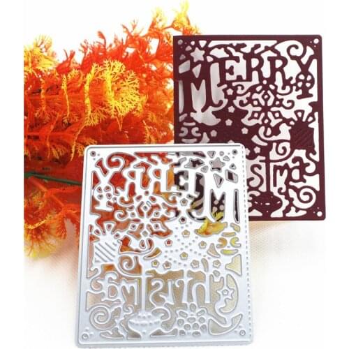 Metal Cutting Die Of Christmas Scrapbooking Mold Paper DIY Card Postcard Handmade Craft Stencil Album Handcraft Embossing Moulds