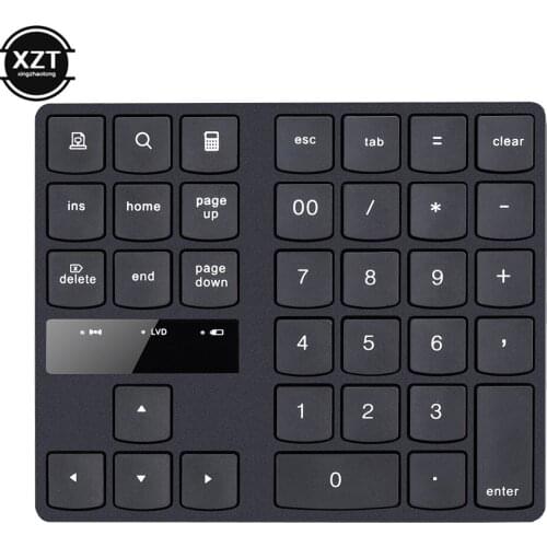 Wireless Keyboard Charging 35-key Multimedia Black Keypad USB Interface 2.4g Computer Universal Home Office