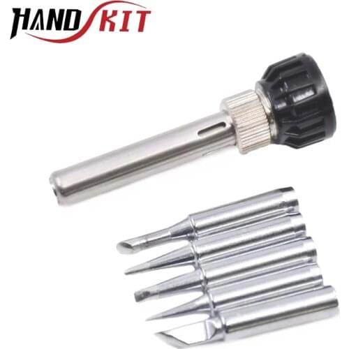 Electric Soldering Iron Bit For 952 937 878d 898d 852d 909d 936 High Temperature Lead-free Solder Iron Tips Universal Interface