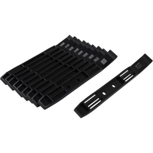 5 Pairs Hard Drive Rails Chassis Cage Accessories Drive Bay Slider Plastic Rails for 3.5 to 5.25 Hard Drive Tray Caddy