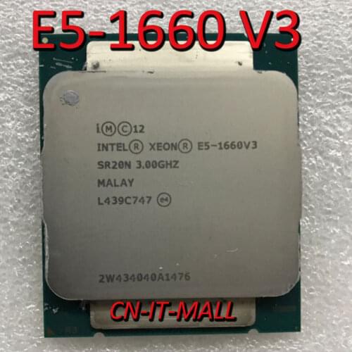 Intel Xeon E5-1660 V3 CPU 3.0GHz 20M 8 Core 16 Threads LGA2011-3 Processor