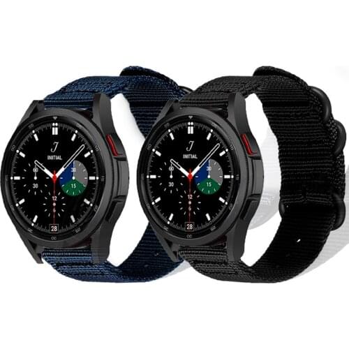 20mm watchband For Samsung Galaxy Watch 4 classic 46mm 42mm smartwatch Nylon strap Sport Bracelet Galaxy Watch4 44mm 40mm band