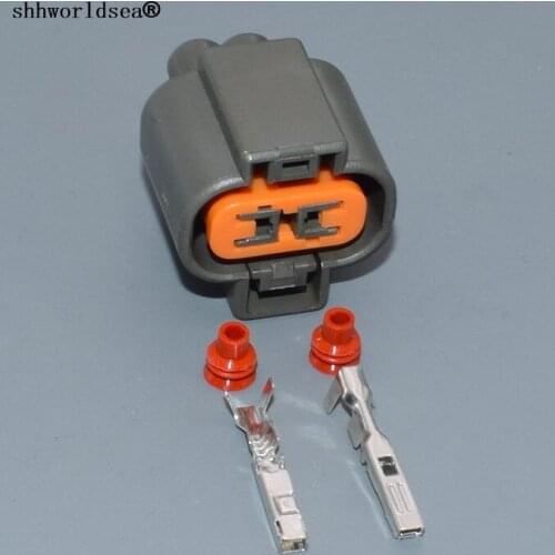 Shhworldsea PB625-02127 2 Pin Car Electrical Auto Connector Female Lamp 1G/2G/EVO Knock Sensor Plug auto waterproof plug