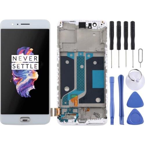 TFT Material LCD Screen and Digitizer Full Assembly with Frame for OnePlus 5 A5000