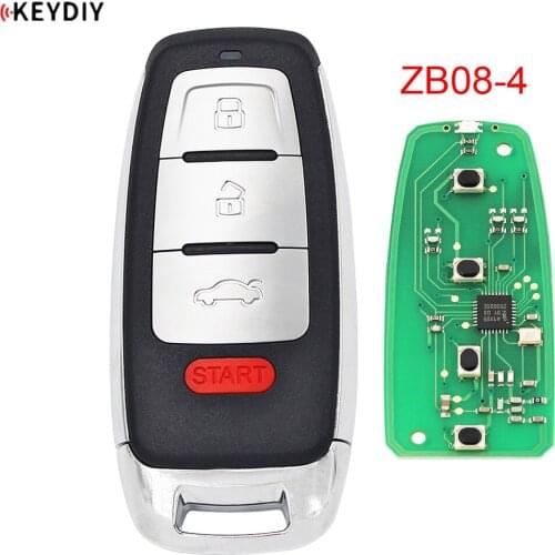 KEYDIY Universal Smart Key ZB08-4 for KD-X2 Car Key Remote Replacement Fit More than 2000 Models