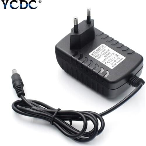 1PC US/EU Plug Power Supply Charger Transformer Adapter 2A AC 100V-240V To DC 5V For LED Strips Routers Modems Lan Phones