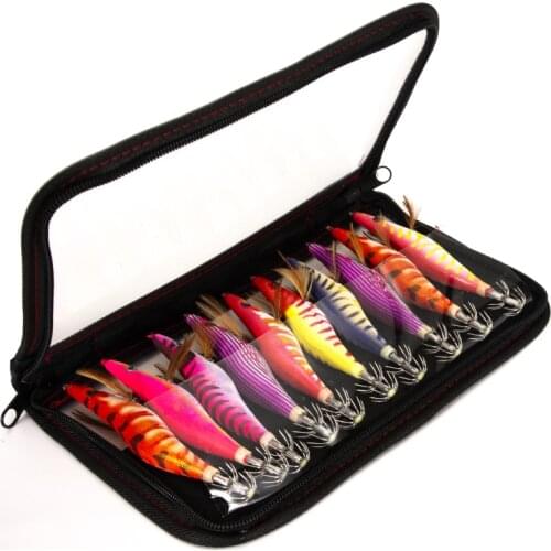 10Pcs Fishing Lures Bait Hard Bait Artificial Wobblers Wooden Shrimp Entertainment Fishing Tackle With High Carton Steel Hooks