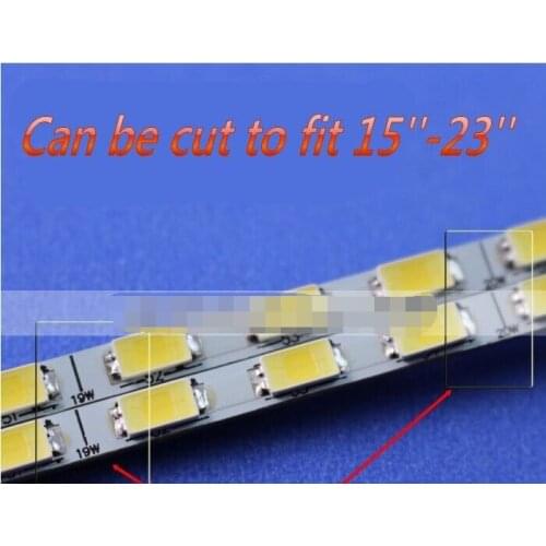 20 sets x Dimable LED Backlight Lamps Update Kit Adjustable LED Board +2 Strips for Monitor Desktop Free Shipping
