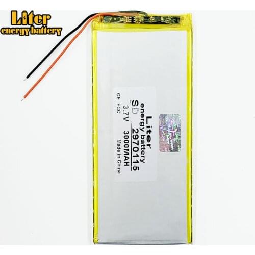 2970115 3.7V 3000mah tablet battery brand tablet general polymer lithium battery