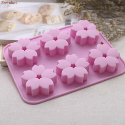 3d Flower Soap Mold Fondant Cake Silicone Mold Soap Forms 6 Cavities Flexible Chocolate Mold Soap Molds for Soap Making