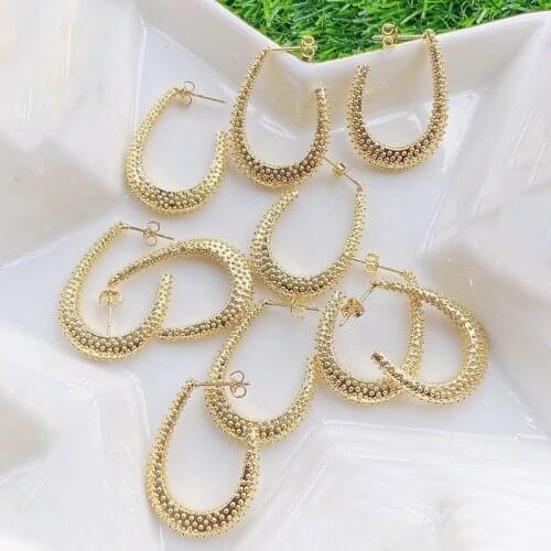 5 Pairs Zircon Hoop earrings Enamel colorfule Hoop earrings women Drop earrings Gift for women jewelry 51702