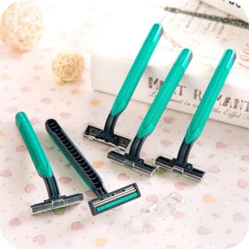 5pcs 3-Blade Female Shaving Straight Razor women razor blade shaver blades Version for woman and man