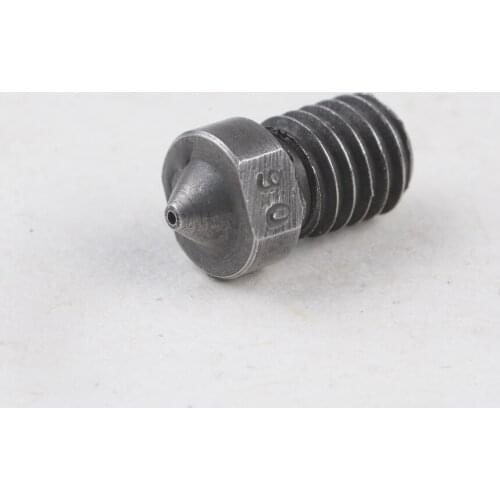3D printer accessories Top quality A2 Hardened Steel V6 Nozzles for printing PEI PEEK or Carbon fiber filament for E3D HOTEND
