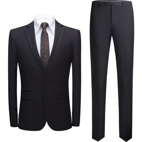 Black Men Wedding Suits 2021 Latest Coat Vest Pant Designs Elegant 3 Pieces Mens Formal Business Suits 5XL 6XL
