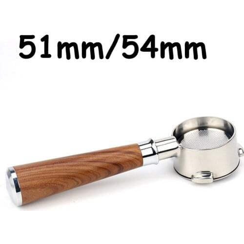 For Breville Delonghi 51mm 54mm Filter Coffee Bottomless Portafilter Stainless Steel Replacement Filter Basket Cafe Coffee tools