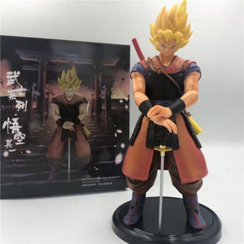 Japanese Anime Figure Samurai Series Standing PVC Action Figure Warrior Blood Ver. Model 23cm