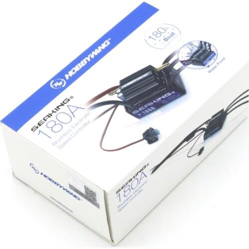Hobbywing SeaKing 30A/60A/120A/180A V3 Brushless ESC RC motor ESC 6V/1A/2A/5A BEC untuk RC Boat Electronic speed control