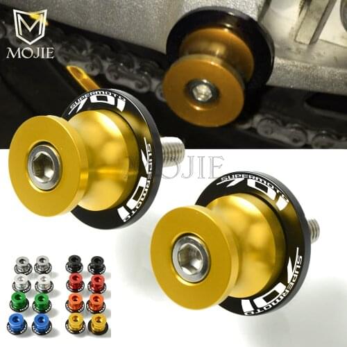 For Husqvarna 701 Supermoto 2017-2018 Motorcycle Swingarm Spools Slider Rear Swingarm Swing Arm Cover Stand Screws Paddock