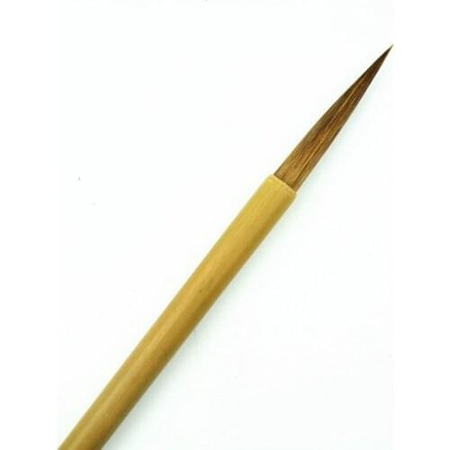 2pcs Chinese Painting Brush Pen Weasel Hair Hook Line Watercolor Paint Brush Pen Tinta China Calligraphy Fine Line Writing Brush