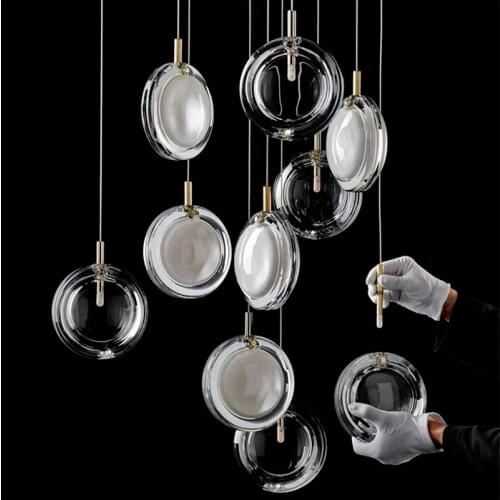 Creative Glass Pendant Lights Bar Cafe Decor Post-modern Simple Pendant Lamp Atr Design Luxury Hanglamp Luminaria Hotel Lighting