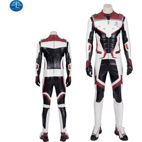 ManLuYunXiao Superhero Halloween Costumes Endgame Cosplay Steven Rogers Quantum Warfare Garment Adult Full Set Any Size