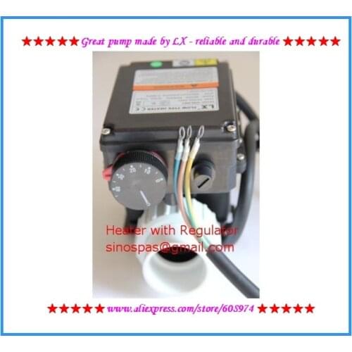 LX H30-Rs1 heater3kw with an adjustable thermostat for bathtub &spa tub heater and tub SPA Pool Heater for chinese spa