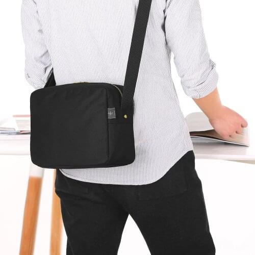 New Multifunction Shoulder Bag Small Cross Body Bag with Zip 8 pockets in the bag for Men and Woman Messenger Bags