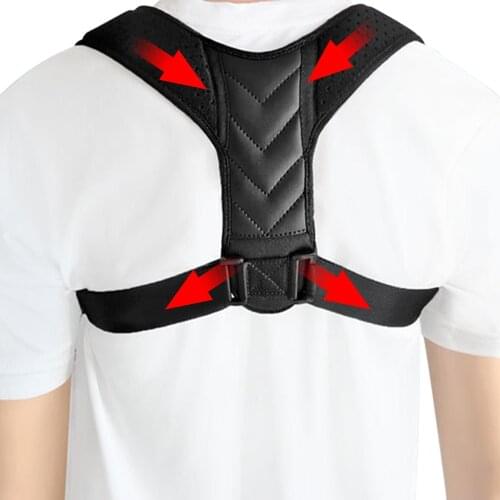 New Hot Posture Corrector Adjustable Back Support Belt Spine Back Shoulder Brace Support Belts Adult Invisible Hunchback Belts