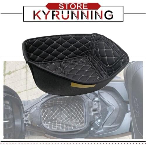Motorcycle Seat Bucket Liner Cushion Shockproof For YAMAHAMAX 155 2016-2019 Storage Box Leather Rear Trunk Cargo Liner Protector