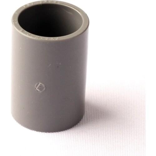 Inner Diameter 25mm PVC Straight Connectors Gray Standard Garden Coupling Joint 44mm Length Durable Irrigation Pipe Parts